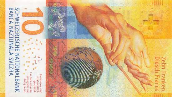 Schweiz 10 Franken 2016